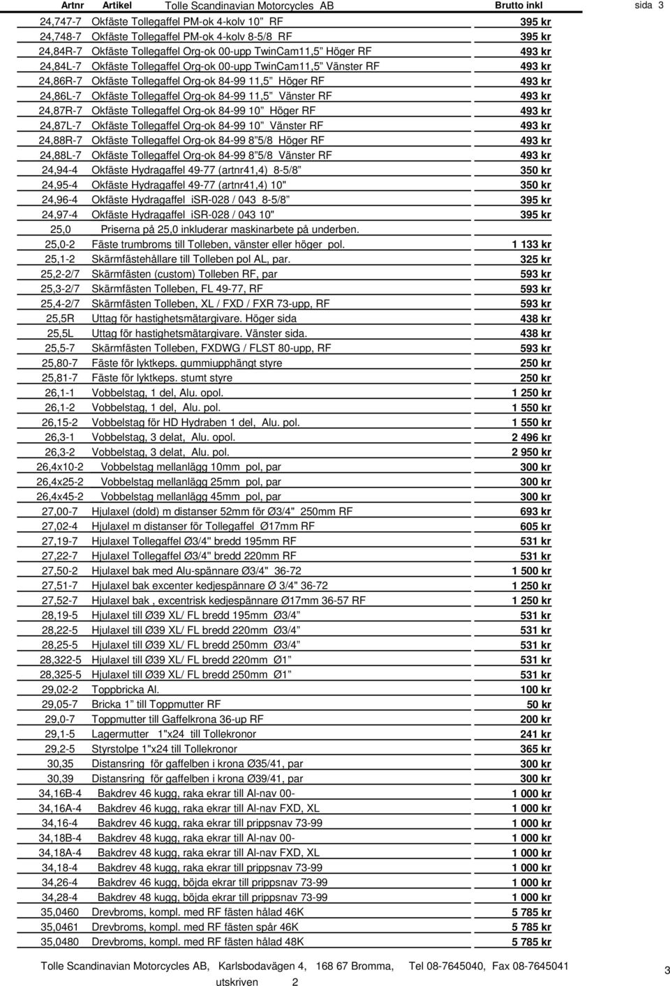 493 kr 24,87R-7 Okfäste Tollegaffel Org-ok 84-99 10 Höger RF 493 kr 24,87L-7 Okfäste Tollegaffel Org-ok 84-99 10 Vänster RF 493 kr 24,88R-7 Okfäste Tollegaffel Org-ok 84-99 8 5/8 Höger RF 493 kr