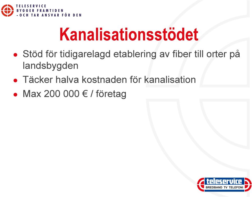 orter på landsbygden Täcker halva