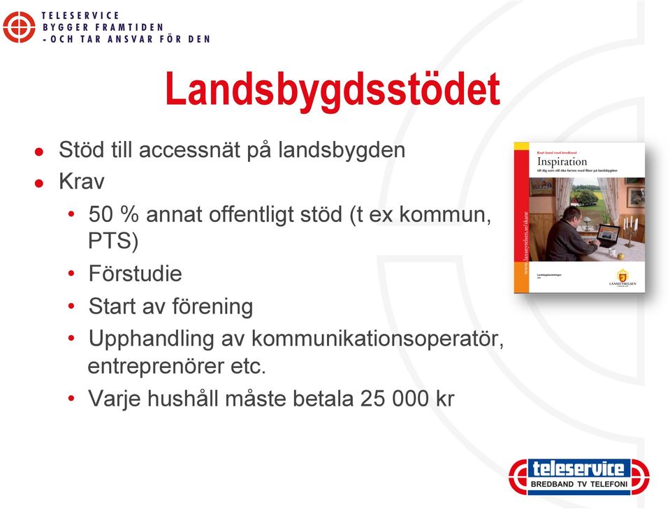 Start av förening Upphandling av kommunikationsoperatör,