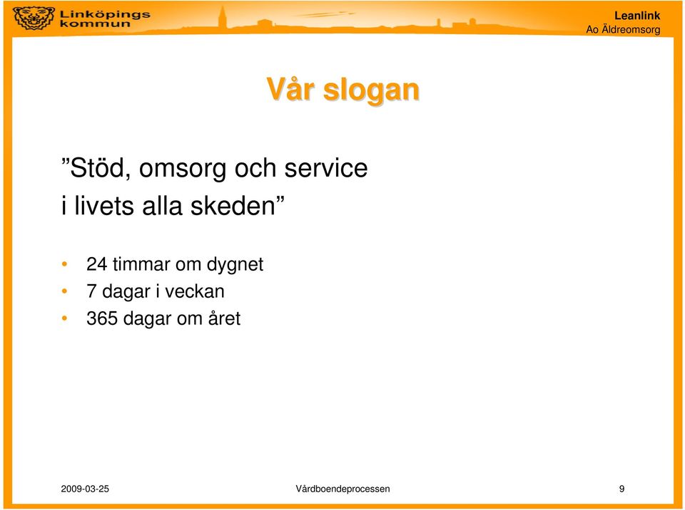 timmar om dygnet 7 dagar i veckan