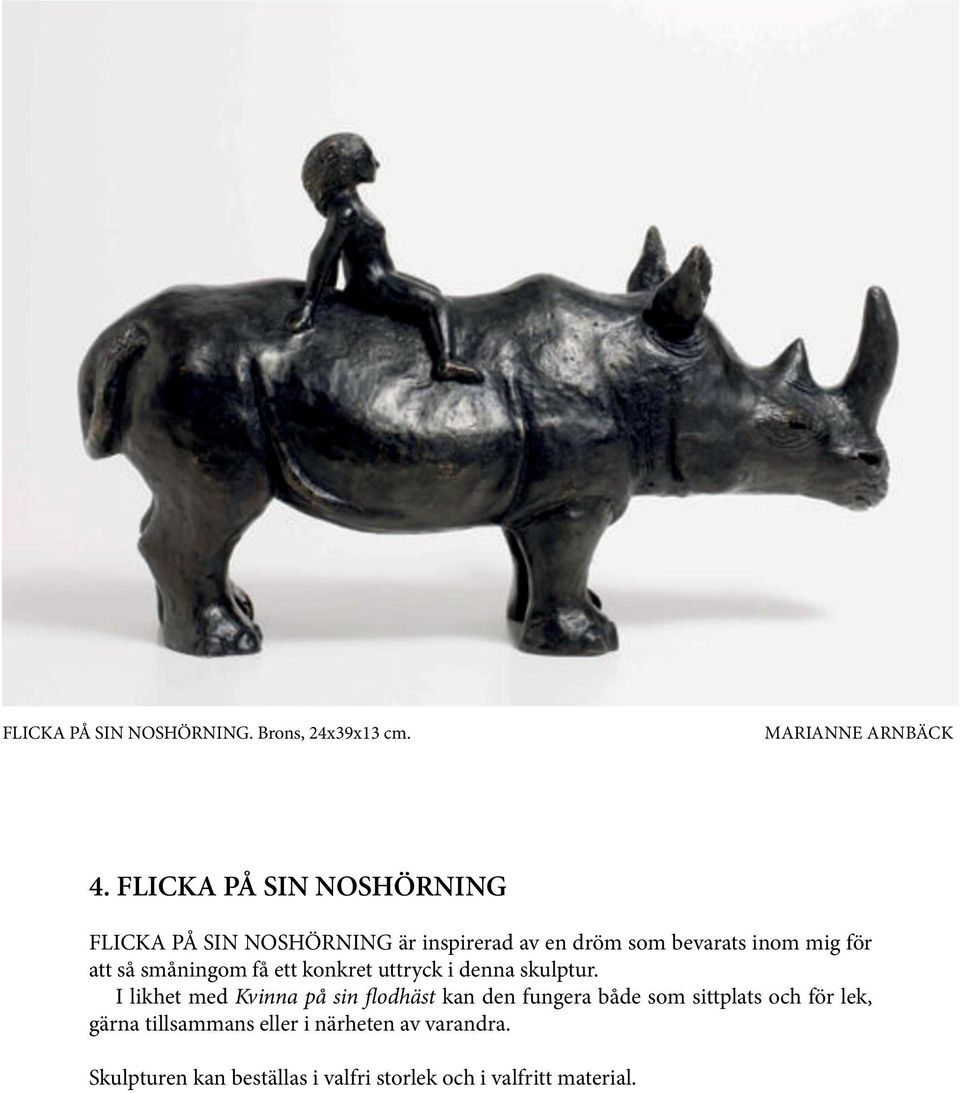 att så småningom få ett konkret uttryck i denna skulptur.