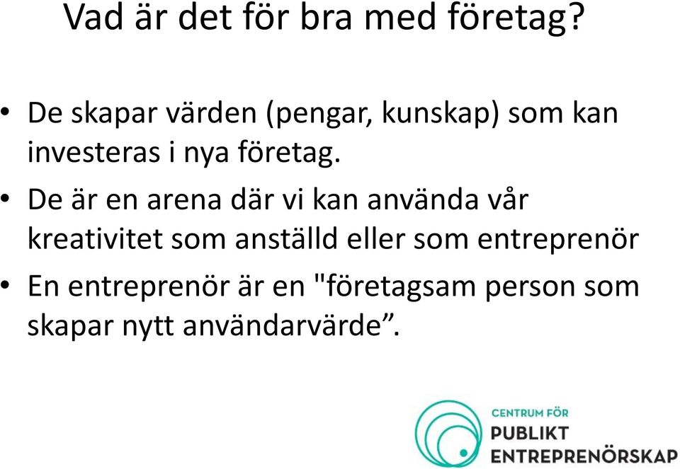 företag.