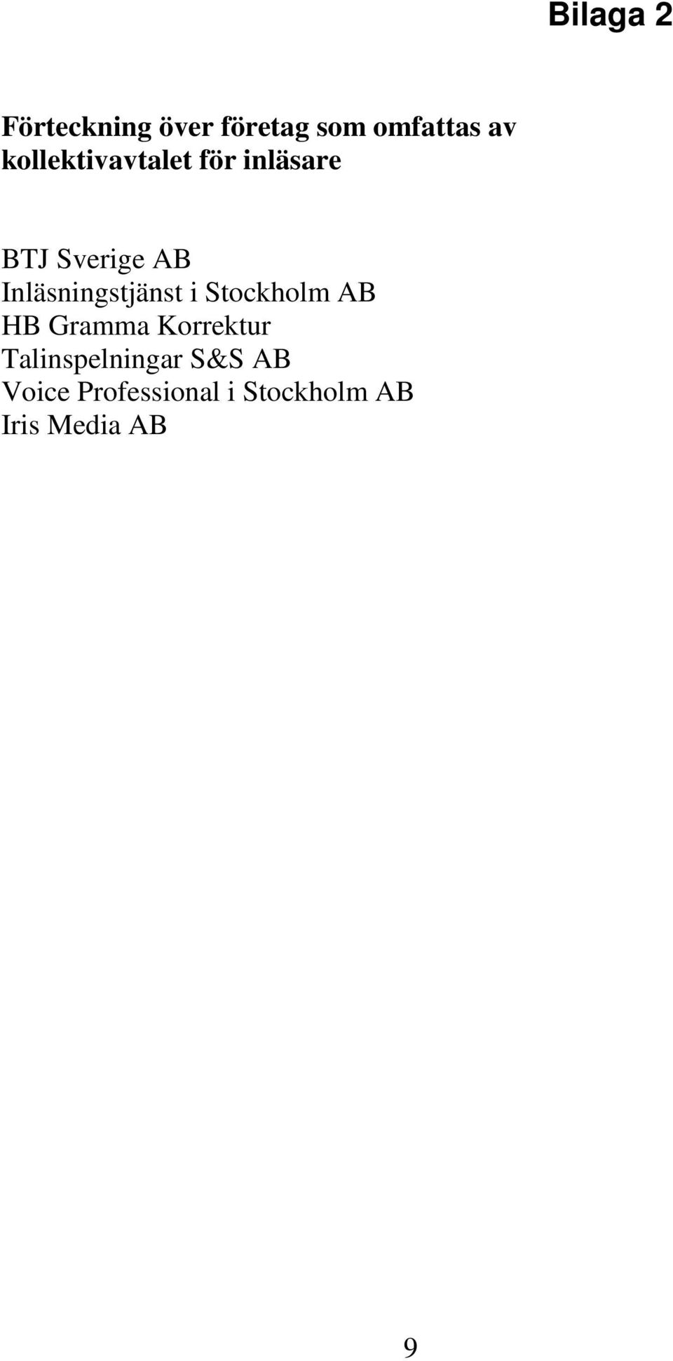 Inläsningstjänst i Stockholm AB HB Gramma Korrektur