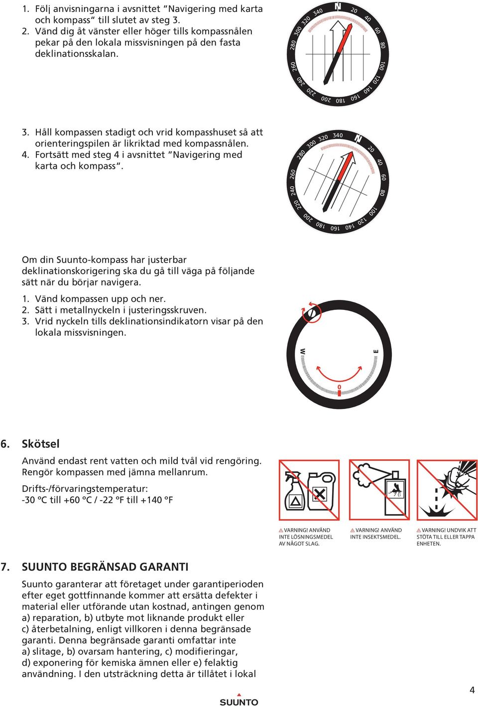 SUUNTO BASEPLATE COMPASSES - PDF Free Download