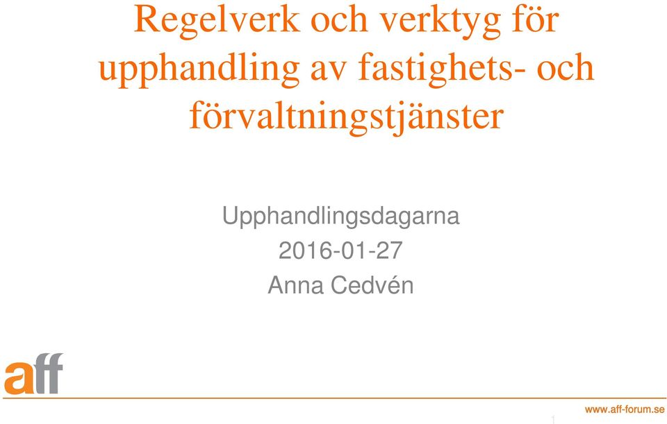 förvaltningstjänster