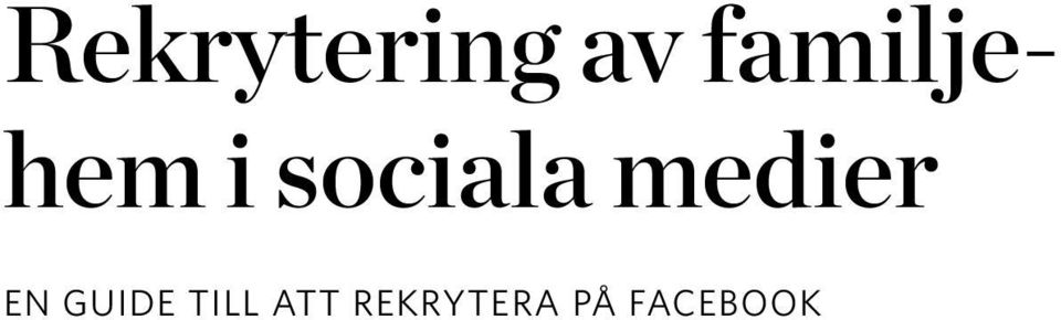 medier En guide till