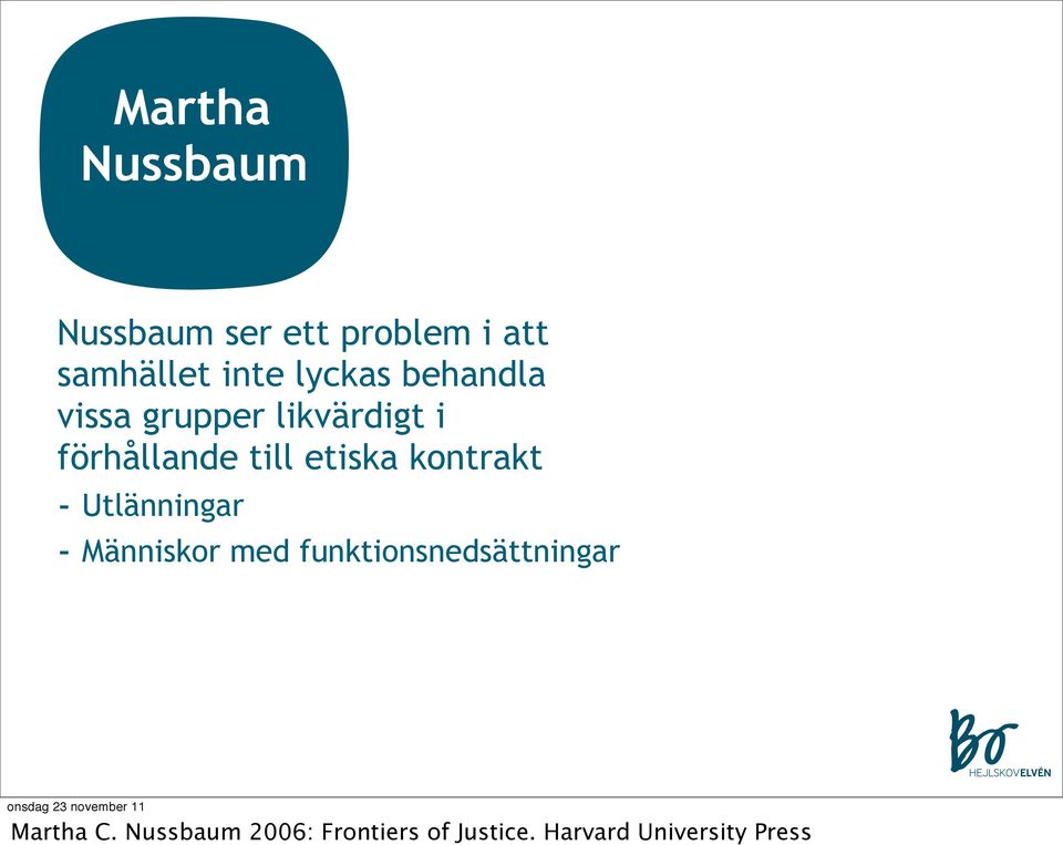 etiska kontrakt - Utlänningar - Människor med