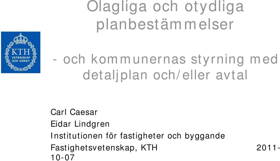avtal Carl Caesar Eidar Lindgren Institutionen för