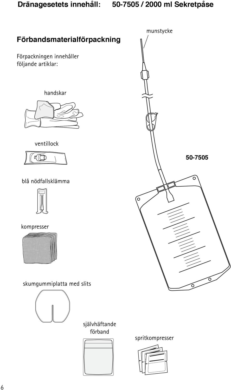 Drainage-Sets munstycke Vakuumflasche aus aus aus kunstoff kunstoff kunstoff Weißer Weißer Weißer T-Kolben T-Kolben T-Kolben Stützklemme Stützklemme Schlauchansatzhülle Schlauchansatzhülle