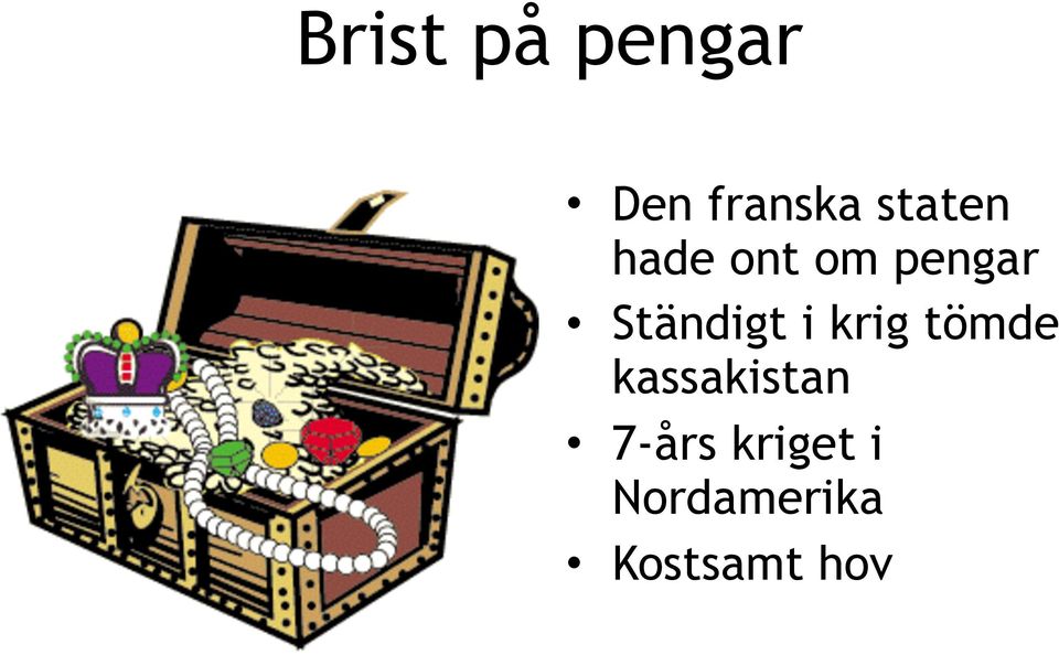 Ständigt i krig tömde