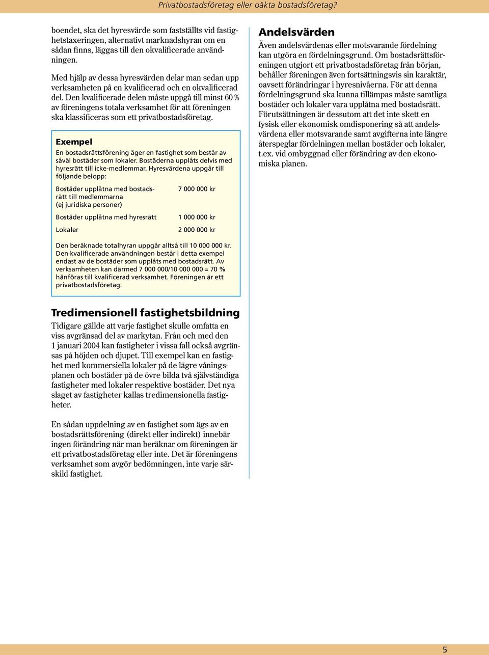 Med hjälp av dessa hyresvärden delar man sedan upp verksamheten på en kvalificerad och en okvalificerad del.