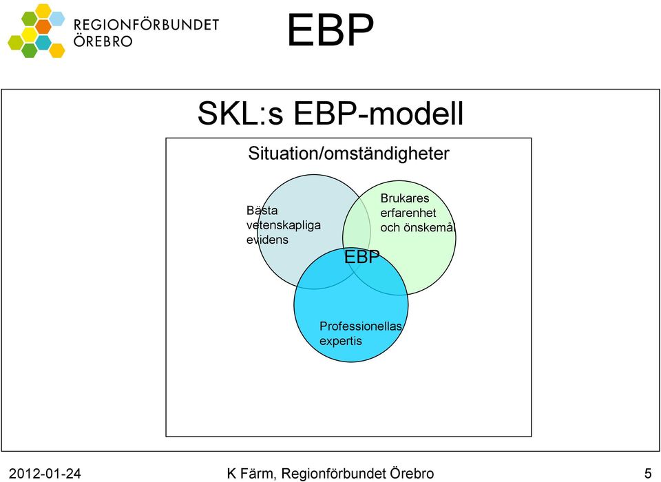 evidens EBP Brukares erfarenhet och önskemål