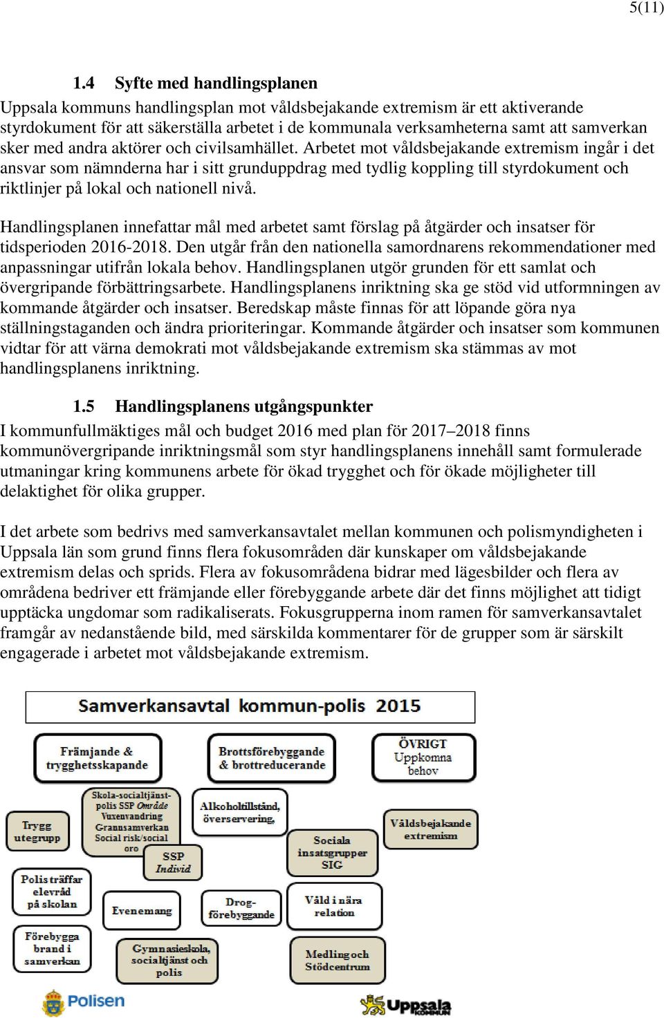 sker med andra aktörer och civil.