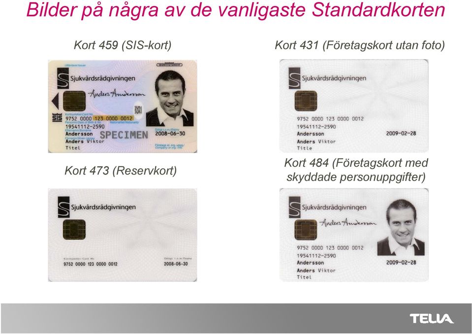 (Företagskort utan foto) Kort 473