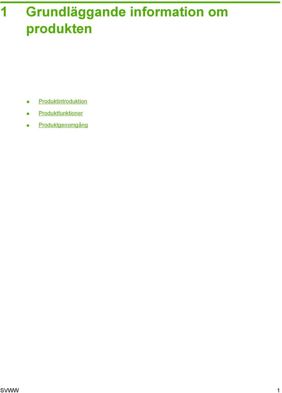 Produktintroduktion