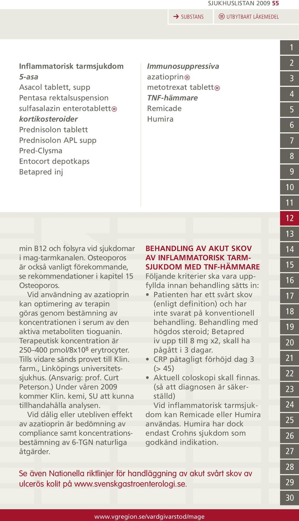 Osteoporos är också vanligt förekommande, se rekommendationer i kapitel 15 Osteoporos.