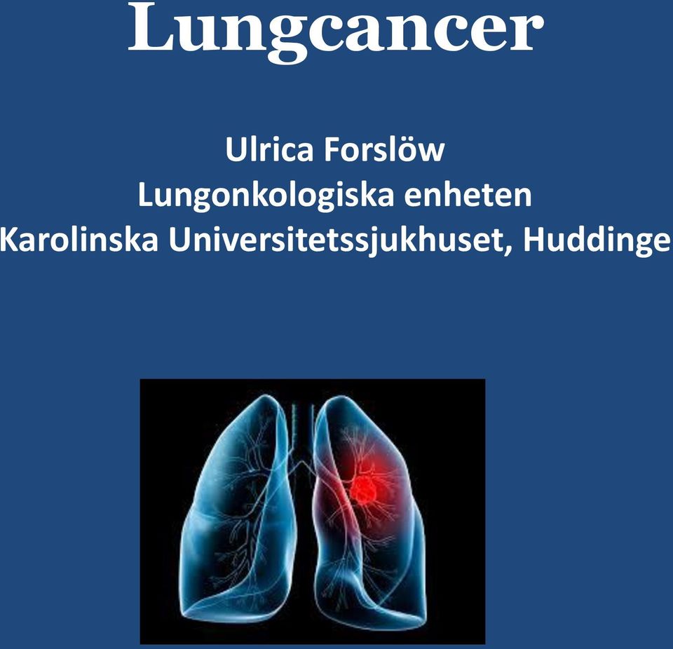 Lungonkologiska