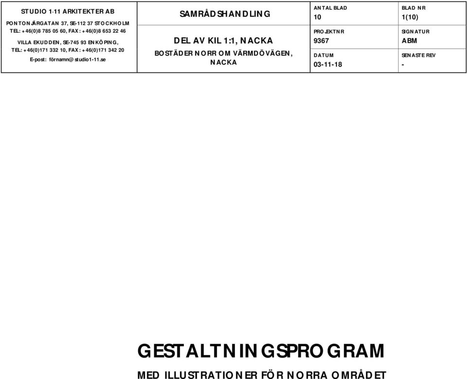 GESTALTNINGSPROGRAM