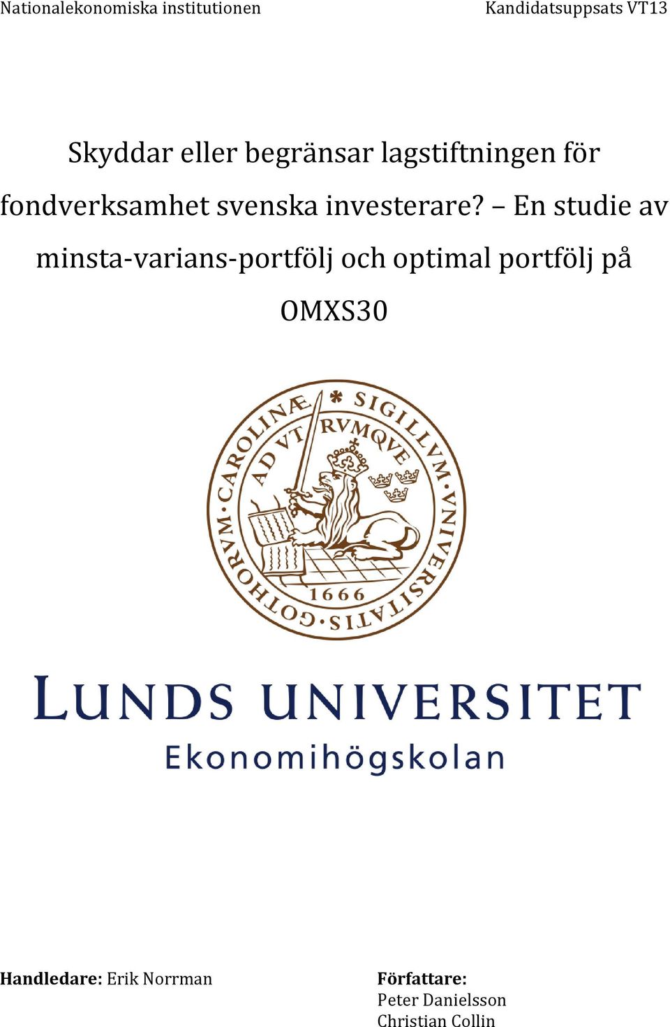 investerare?