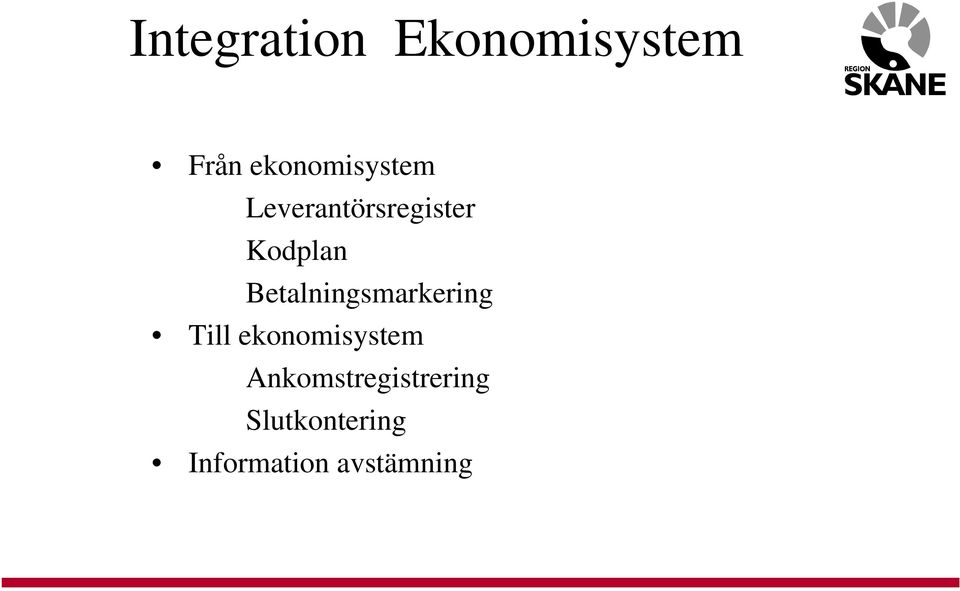 Betalningsmarkering Till ekonomisystem