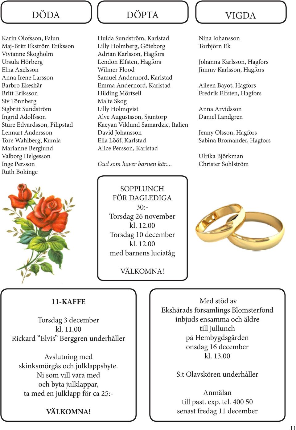 Adrian Karlsson, Hagfors Lendon Elfsten, Hagfors Wilmer Flood Samuel Andernord, Karlstad Emma Andernord, Karlstad Hilding Mörtsell Malte Skog Lilly Holmqvist Alve Augustsson, Sjuntorp Kaeyan Viklund