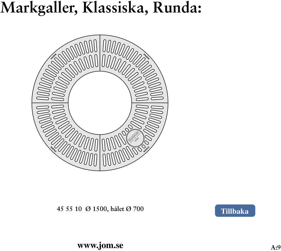 45 55 10 Ø 1500,