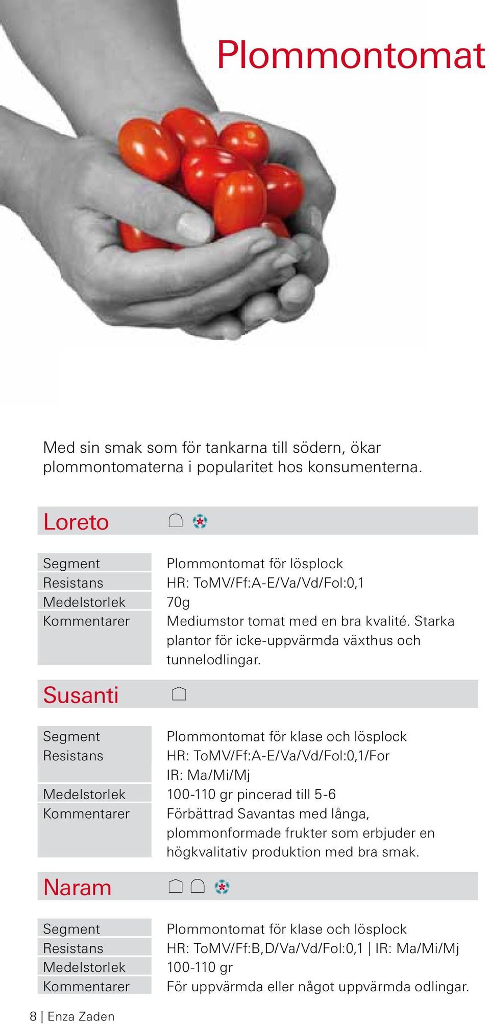 Starka plantor för icke-uppvärmda växthus och tunnelodlingar.