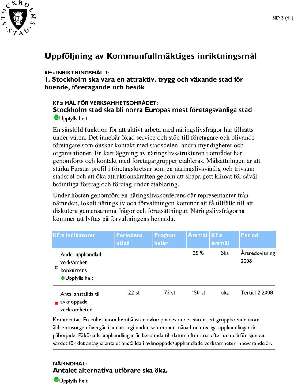 funktion för att aktivt arbeta med näringslivsfrågor har tillsatts under våren.