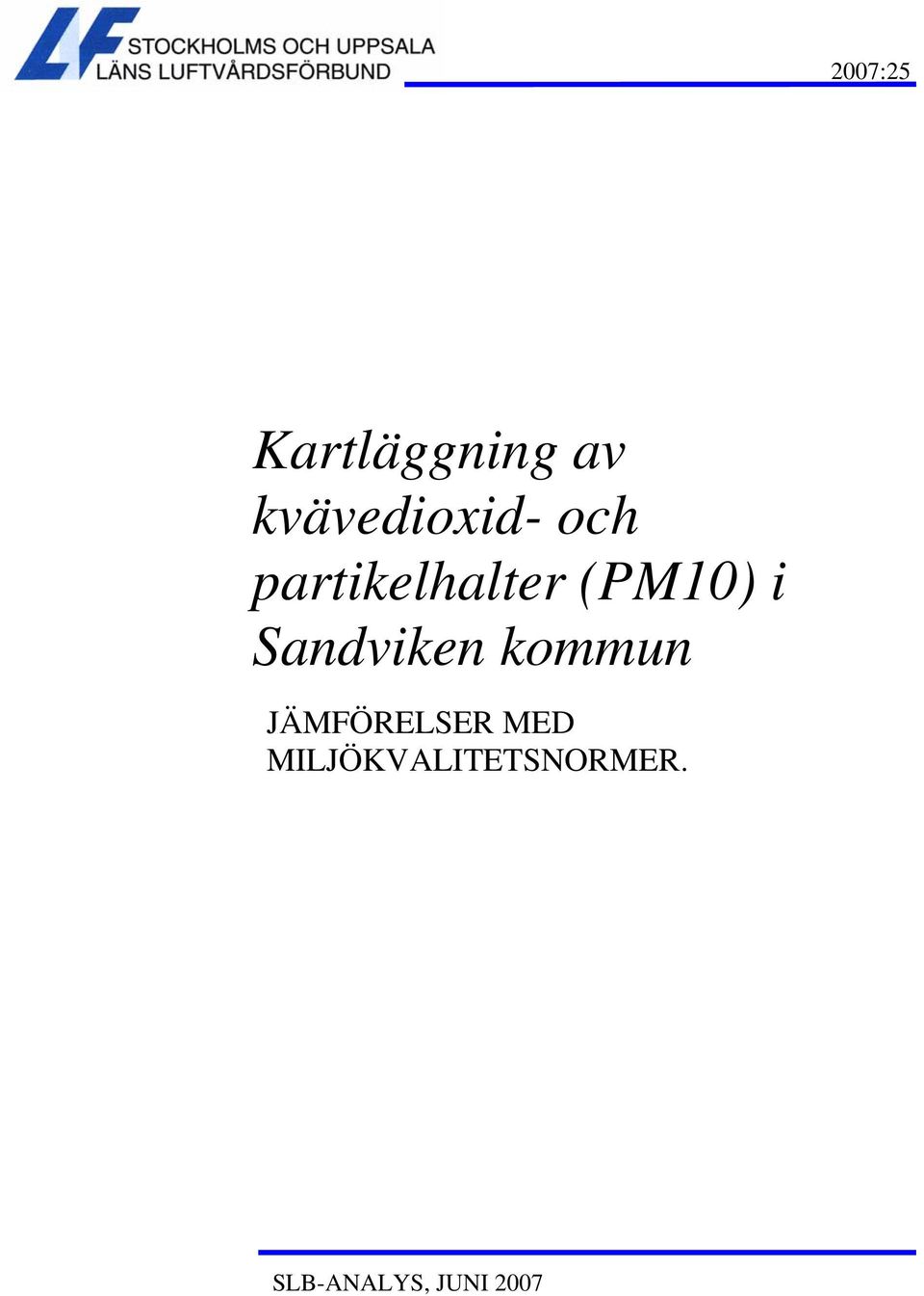 (PM10) i Sandviken kommun