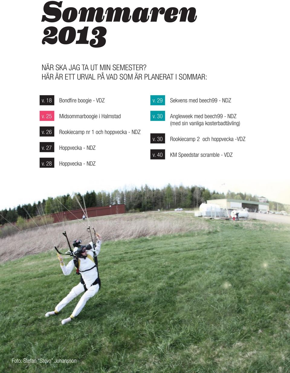 27 Hoppvecka - NDZ v. 28 Hoppvecka - NDZ v. 29 Sekvens med beech99 - NDZ v.