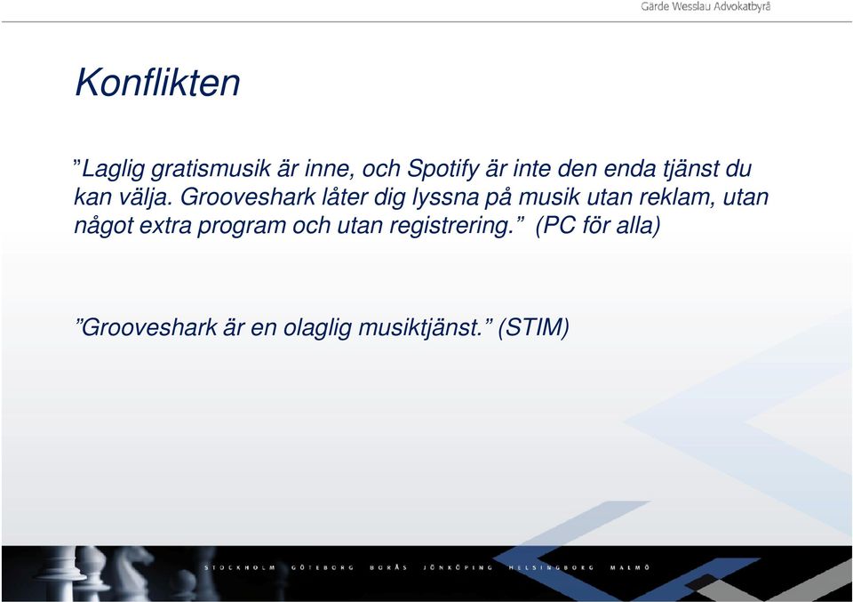 Grooveshark låter dig lyssna på musik utan reklam, utan något