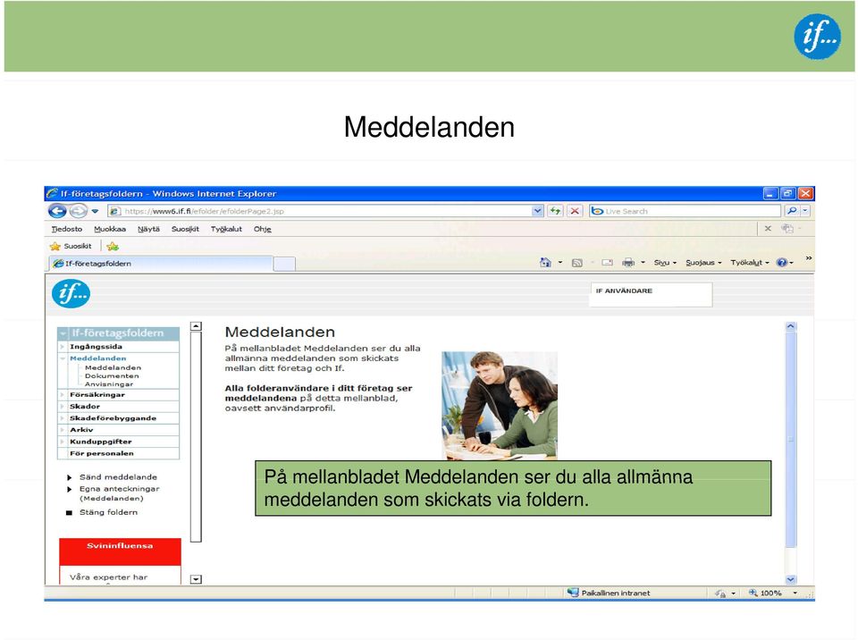 mellanbladet Meddelanden ser du alla