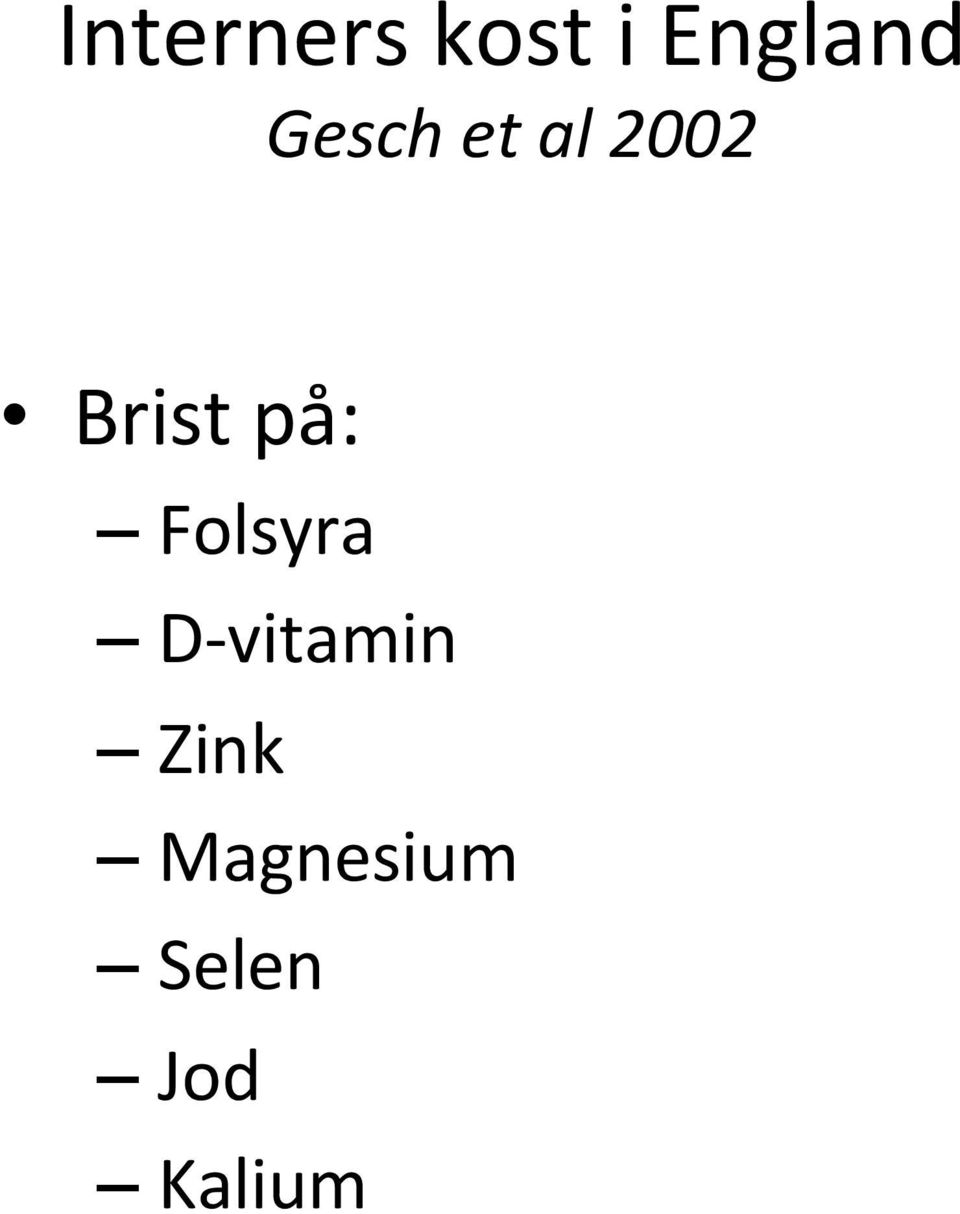 på: Folsyra D- vitamin