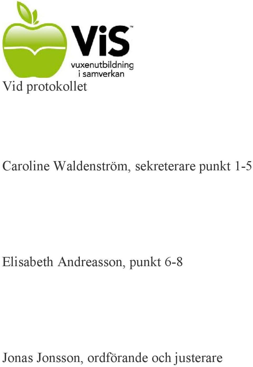 1-5 Elisabeth Andreasson, punkt