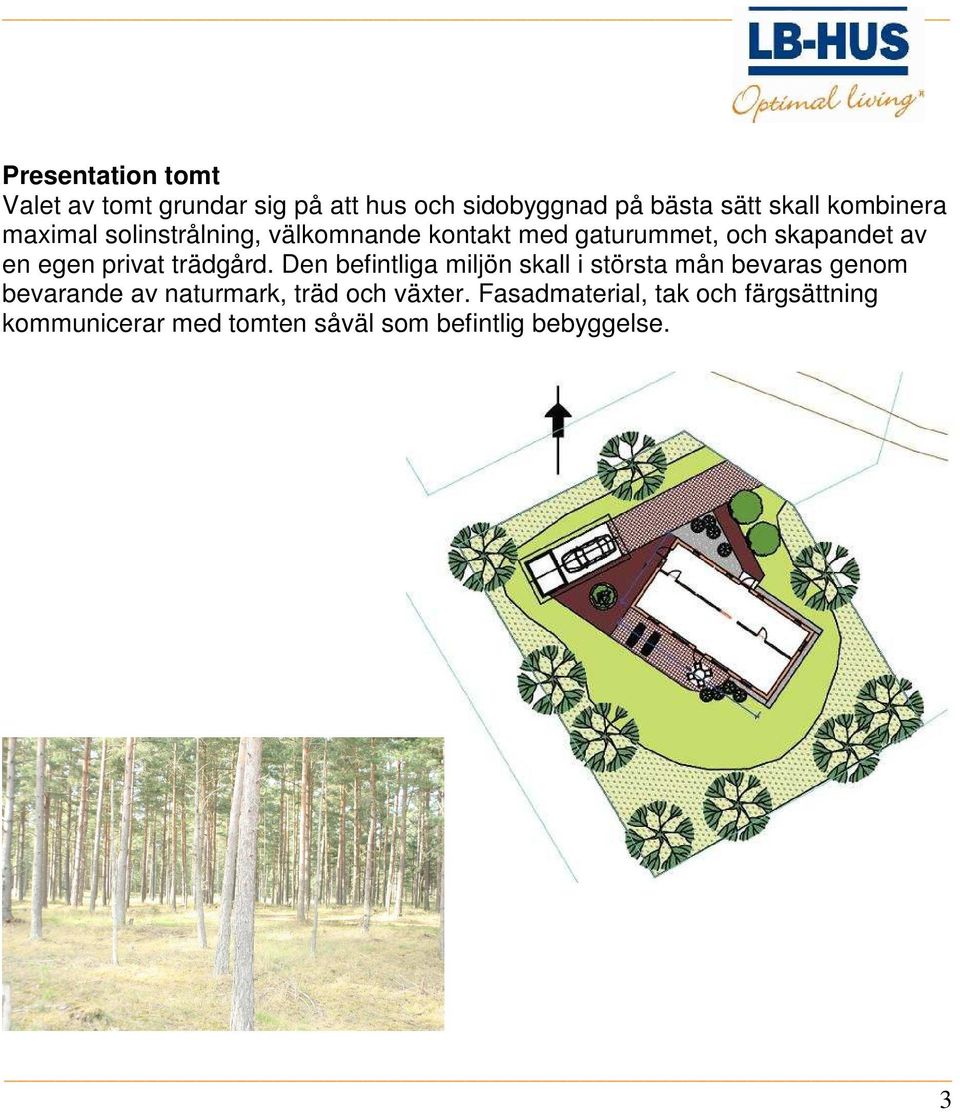privat trädgård.