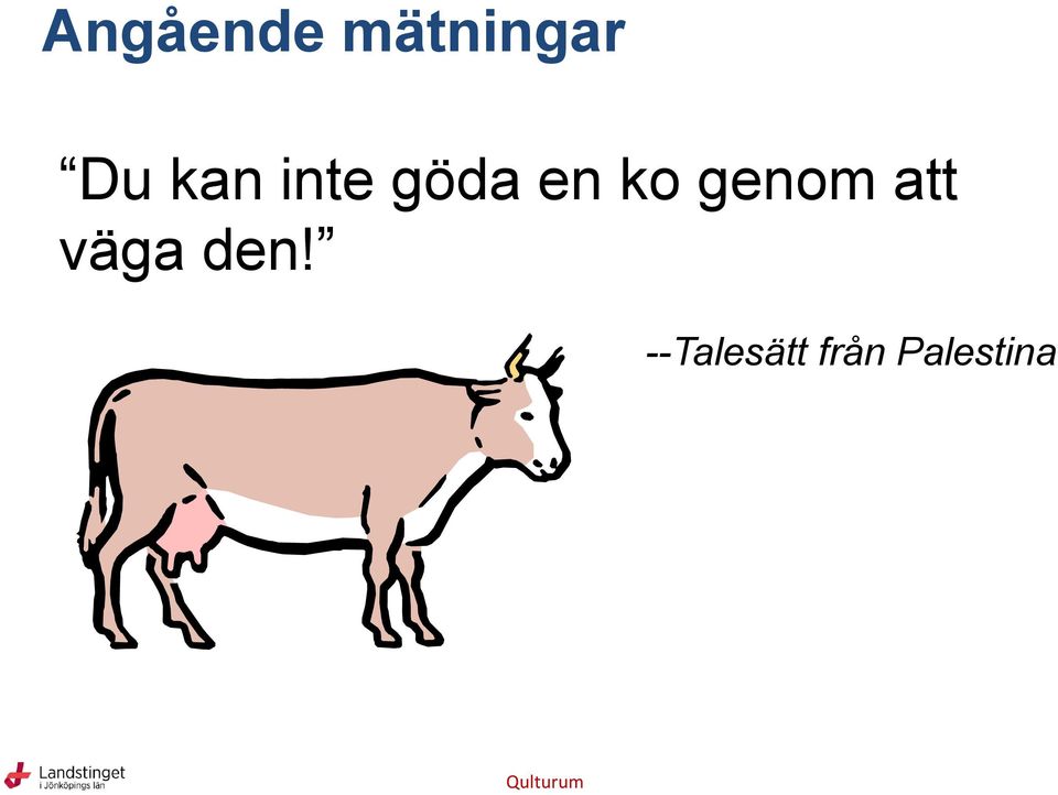 genom att väga den!