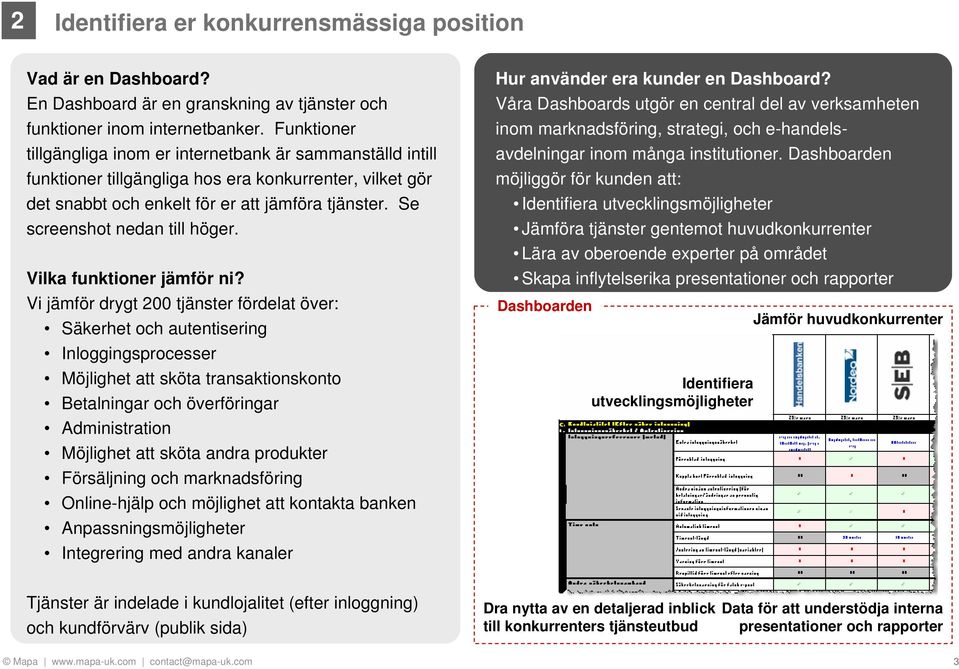 Se screenshot nedan till höger. Vilka funktioner jämför ni?