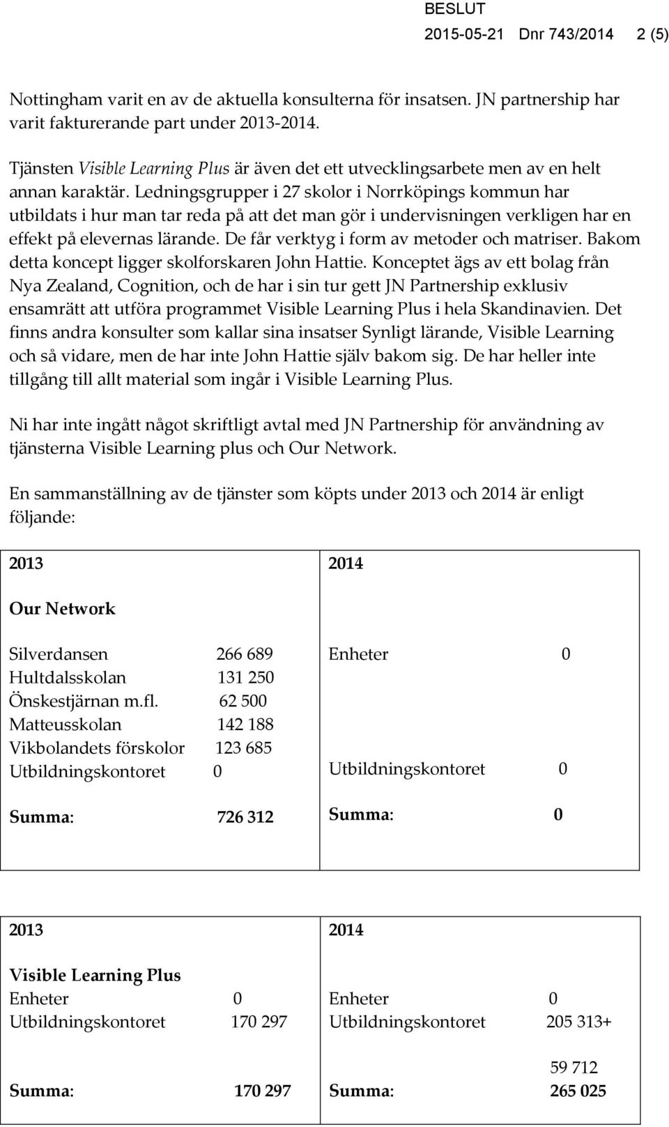 Ledningsgrupper i 27 skolor i Norrköpings kommun har utbildats i hur man tar reda på att det man gör i undervisningen verkligen har en effekt på elevernas lärande.