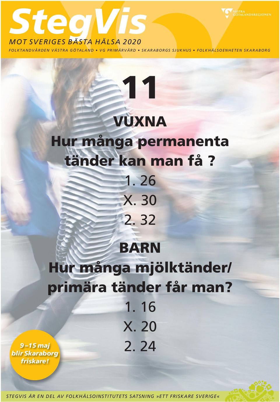 32 Hur många mjölktänder/