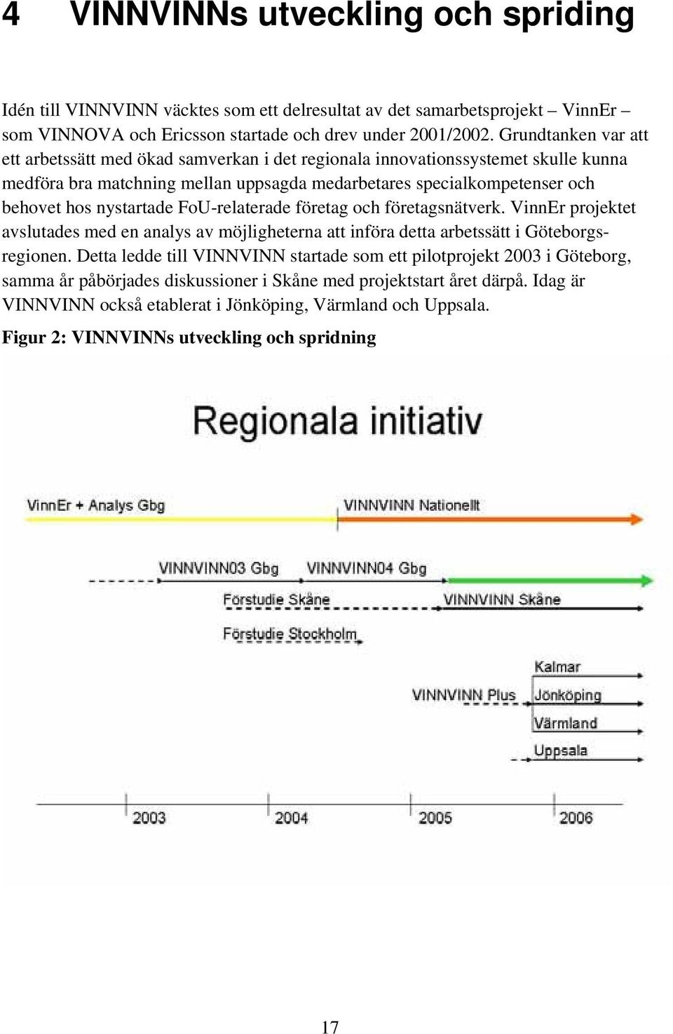 nystartade FoU-relaterade företag och företagsnätverk. VinnEr projektet avslutades med en analys av möjligheterna att införa detta arbetssätt i Göteborgsregionen.