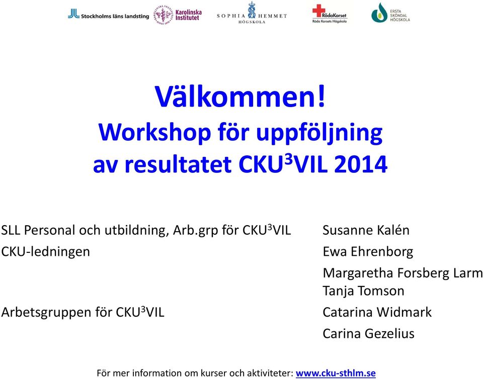 Personal och utbildning, Arb.