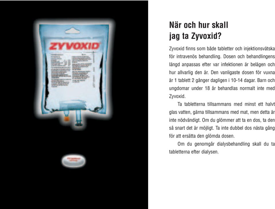 Till dig som får behandling med Zyvoxid (linezolid)  M-PRO-06-ZYV-023-SGn-ELIXIR - PDF Gratis nedladdning