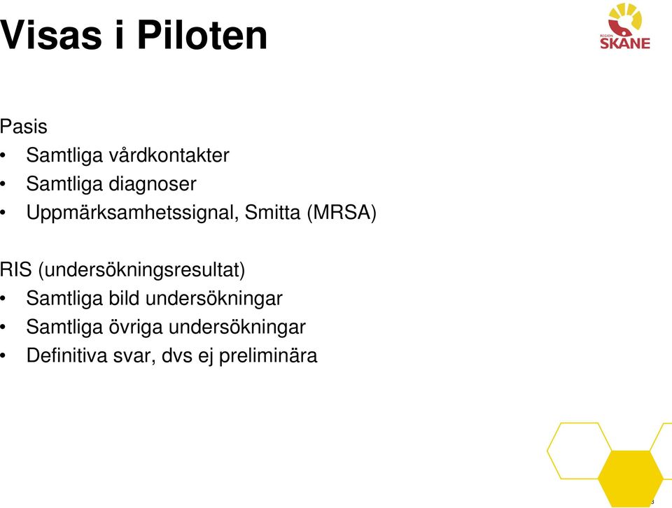 (undersökningsresultat) Samtliga bild undersökningar