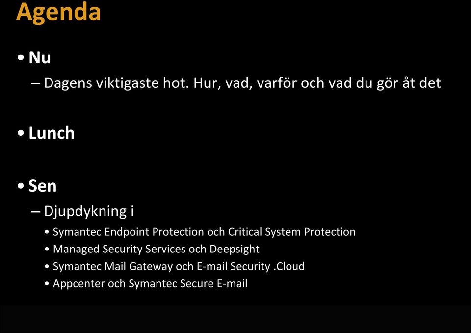 Symantec Endpoint Protection och Critical System Protection Managed