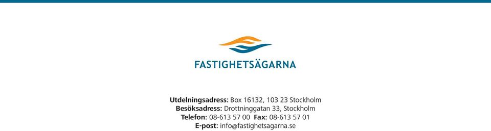 33, Stockholm Telefon: 8-613 57 Fax: