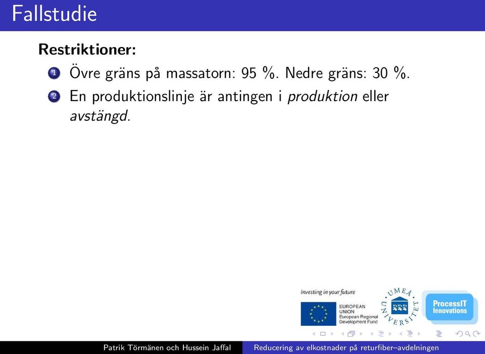 Nedre gräns: 30 %.