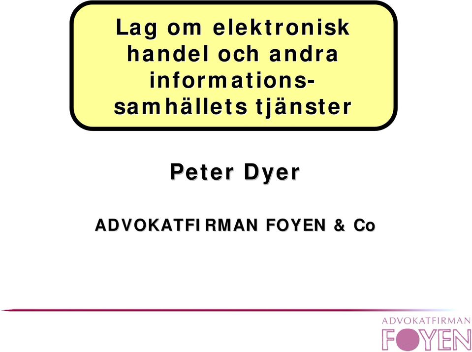 samhällets tjänster Peter