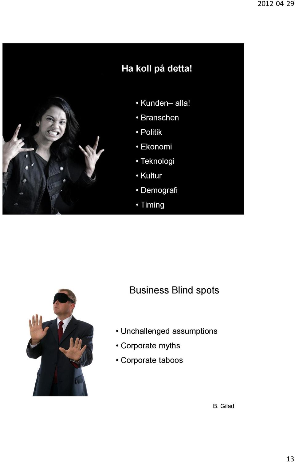 Demografi Timing Business Blind spots