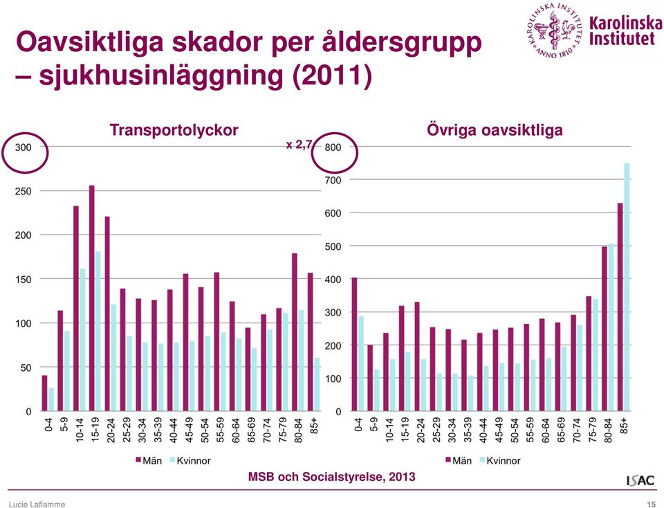 Transportolyckor x 2,7 Övriga