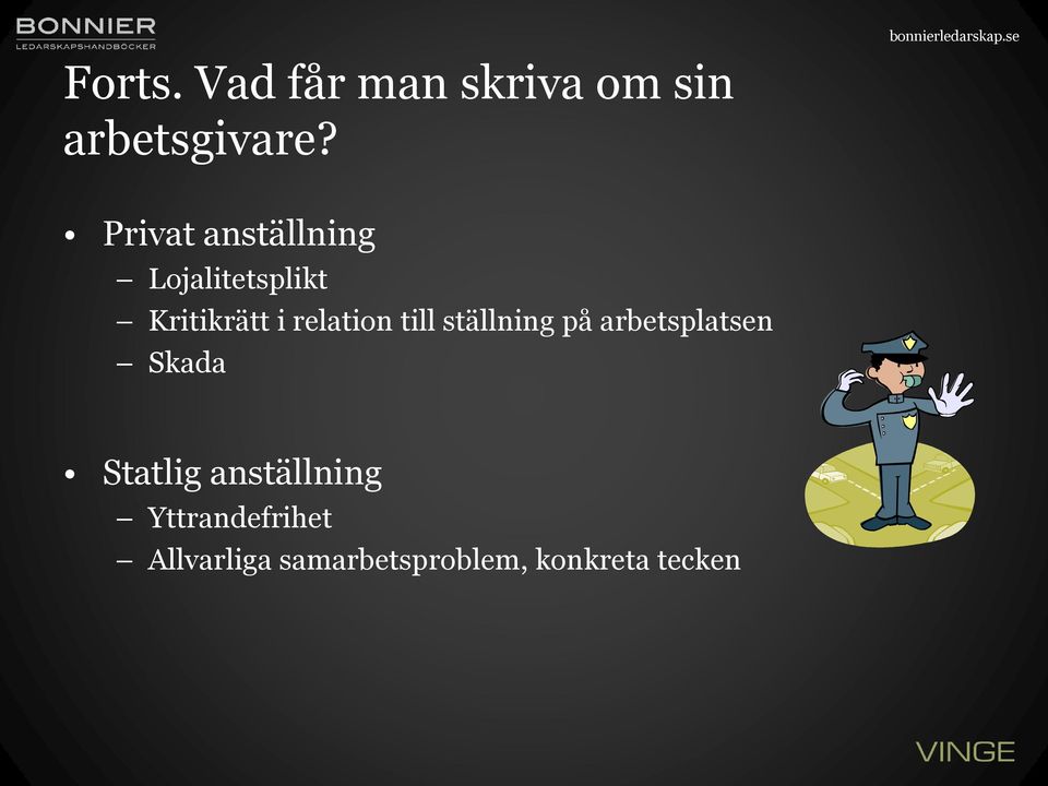 se Privat anställning Lojalitetsplikt Kritikrätt i relation